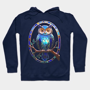 Stained Glass Owl Hoodie